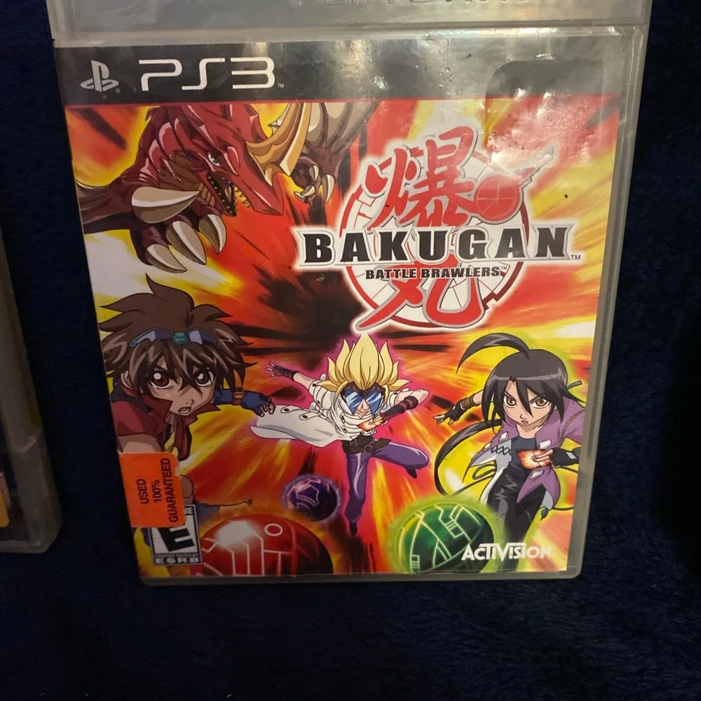 Sony PS3 Bakugan Battle Brawlers Game with Colorful Cover Art
